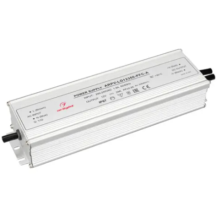 Блок питания ARPV-LG12350-PFC-A (12V, 29.0A, 350W) (Arlight, IP67 Металл, 5 лет) 026463(1)