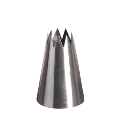 Насадка для кондитерского мешка d=3,4 см "Открытая звезда", выход 1,7 см