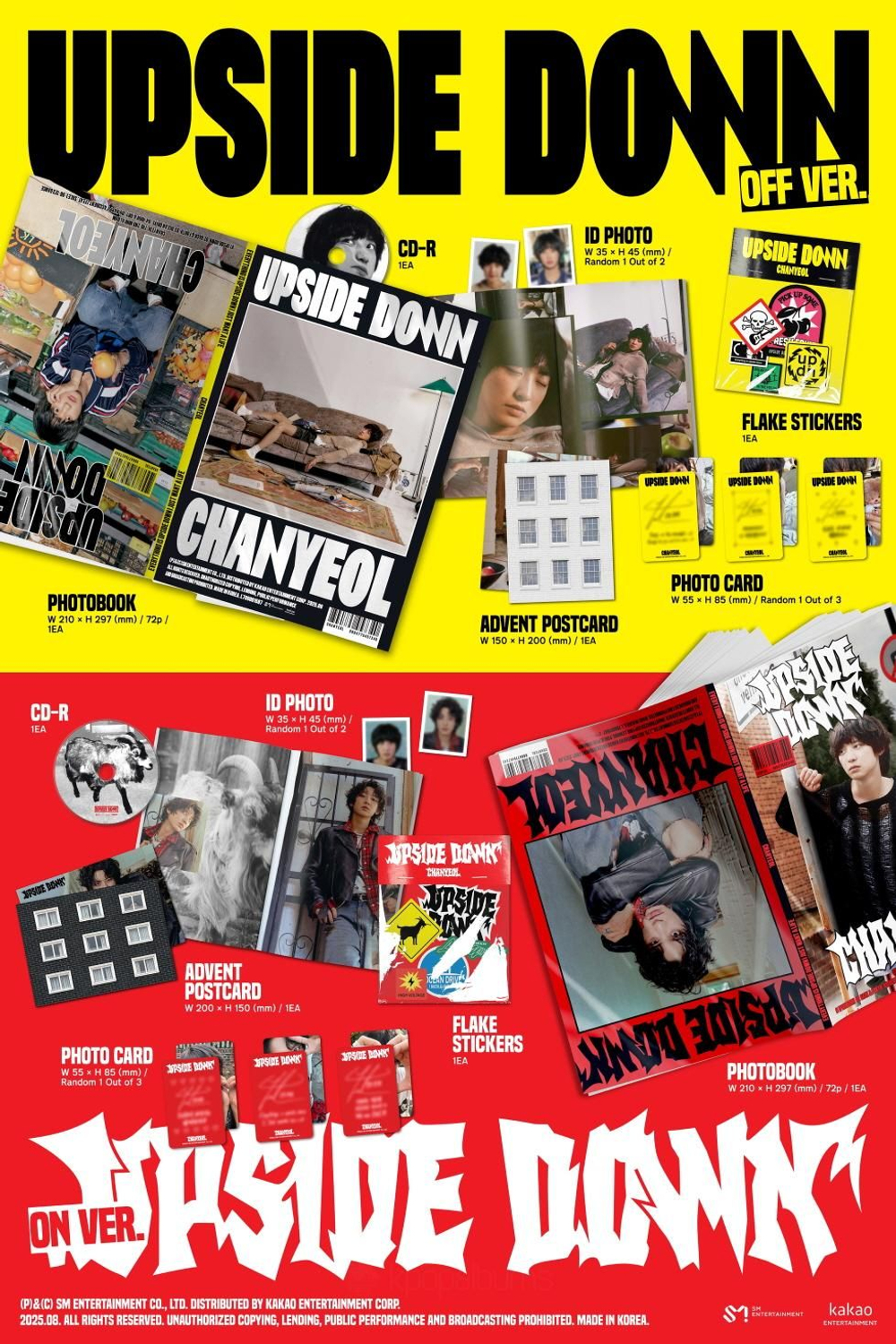 Альбом CHANYEOL - Upside Down 2nd Mini Album PHOTOBOOK RANDOM Version