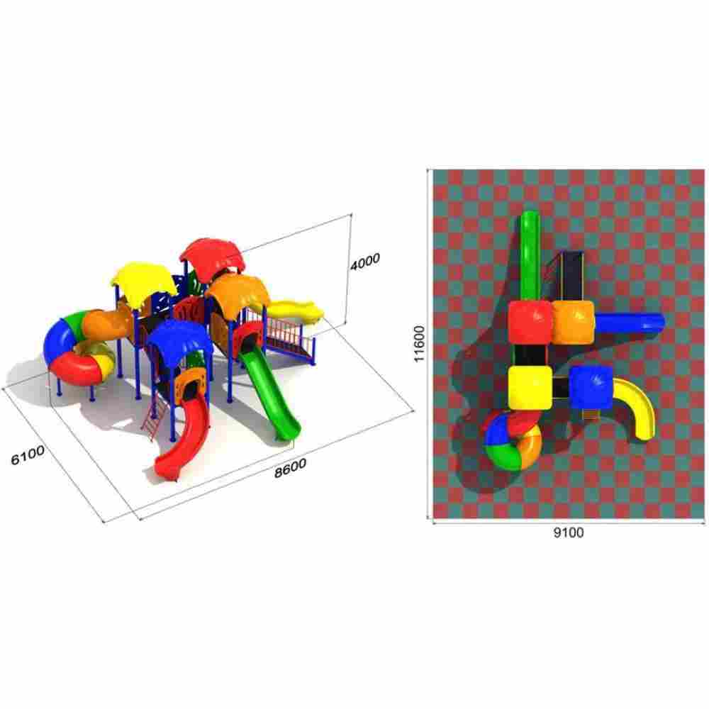 Детская игровая площадка «Лесной Зоопарк»