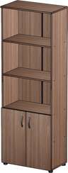Стеллаж полуоткрытый Стандарт-Pro ясень шимо темный