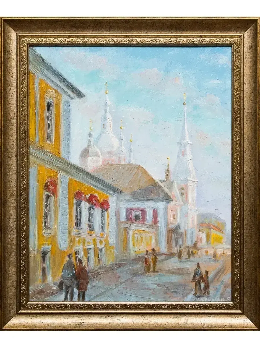 Картина маслом Андреевский храм Щербаков