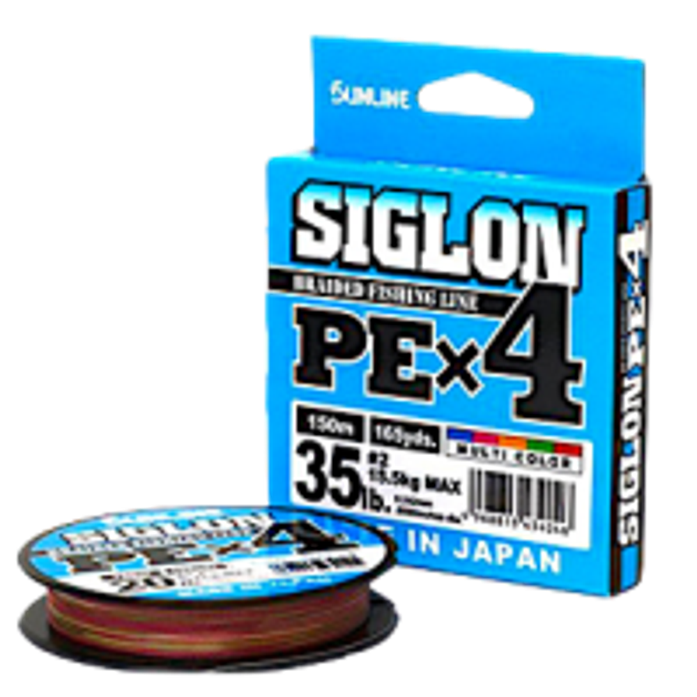 Шнур SunLine Siglon PEx4 200m #2.5 0.270mm 18.5kg 40lb Multicolor