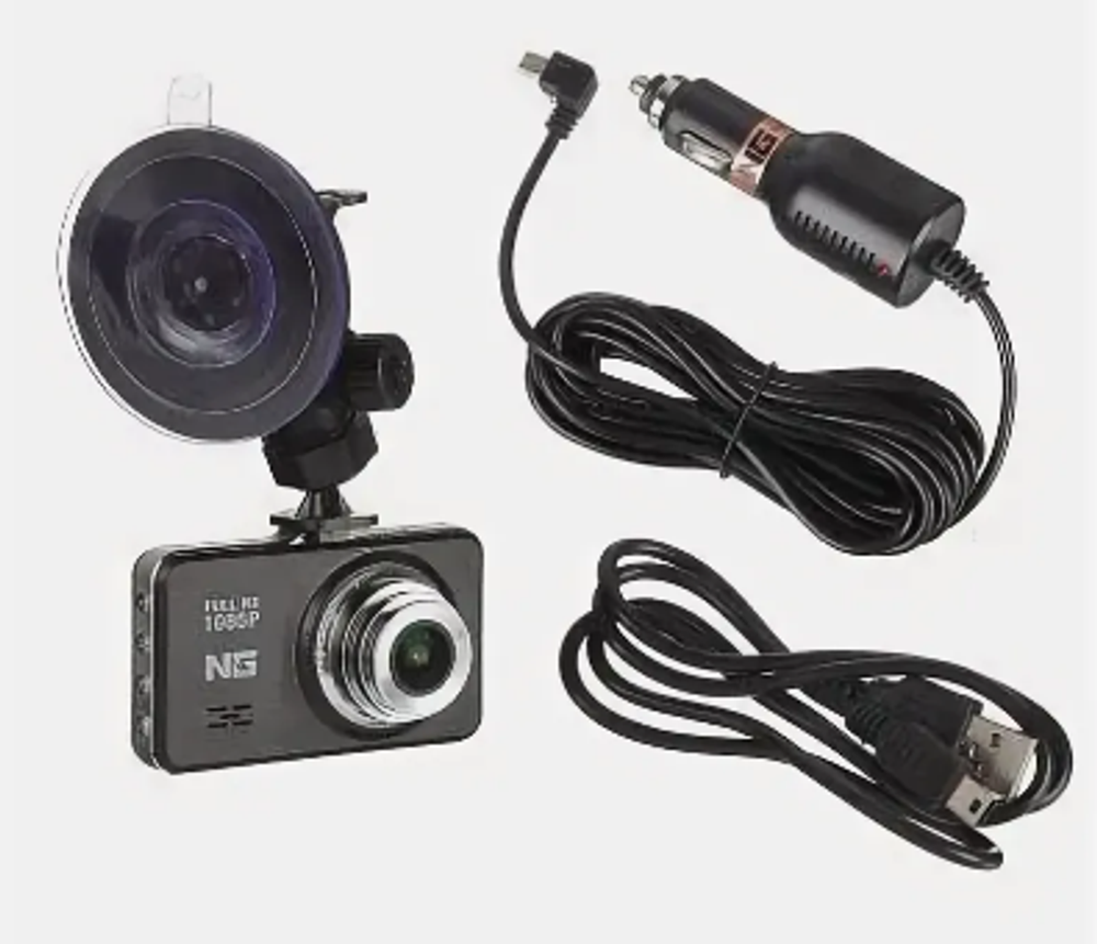 Видеорегистратор HD, 2,2", Micro SD, 12/24В NEW GALAXY 717006