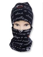 Комплект шапка трикотаж детская со снудом.