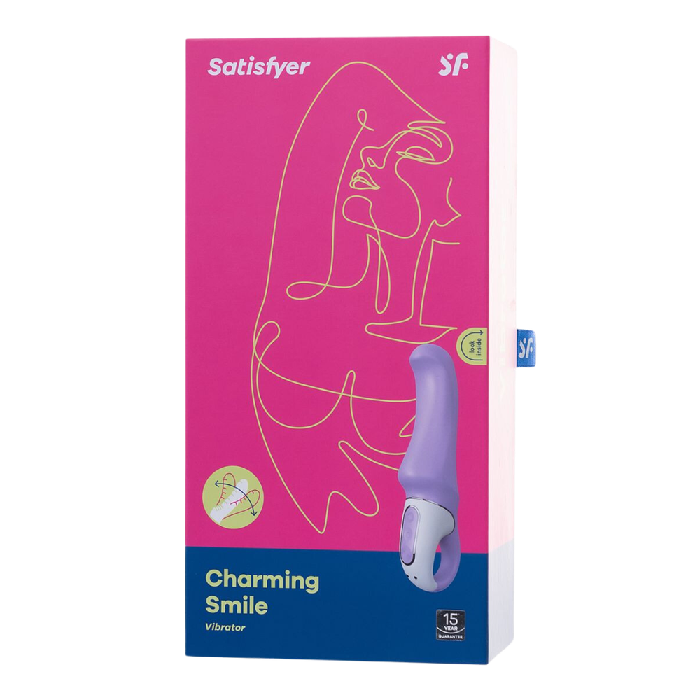 Компактный вибратор для G точки Satisfyer Charming Smile (супер-мягкий силикон)