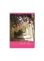 Тетрадь А-4 80л. клетка на гребне, Lamark, Travel Vibes №3, обложка мелованный картон, полноцветная печать CB0105-03