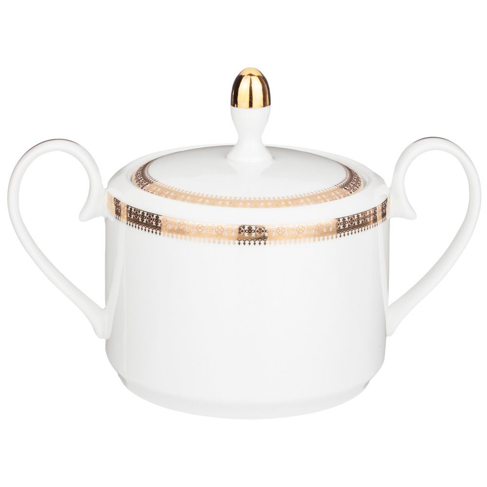 ЧАЙНЫЙ СЕРВИЗ LEFARD "CROWN" НА 6 ПЕР. 14 ПР. 1000/350/300 МЛ ЗОЛОТОЙ (КОР=4НАБ.)