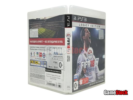PS3 FIFA 18 Legacy Edition (Б/У, Полностью на русском языке, BLES-02250)