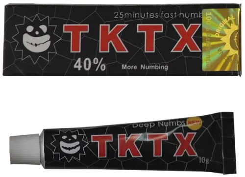 Обезболивающий крем-анестетик TKTX 40% Black (Черный), 10 г
