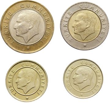Набор монет Турции