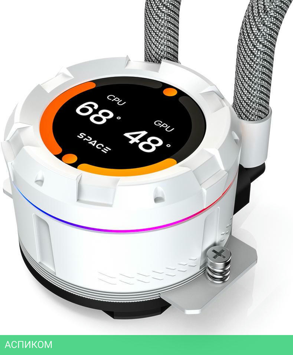 Система жидкостного охлаждения для процессора ID-Cooling SL360 XE White