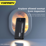 Портативный аккумулятор DENMEN DP40 10000 mAh 22.5W (черный)