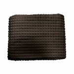 Плед Кубик коричневый евро, 200х220 см