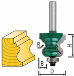 Фреза FIT кромочная фигурная с подшипником DxHxL=30х25х69,3мм(3629-082530)