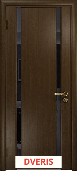 Межкомнатная дверь Триумф-2 ПО (Венге/Черное)