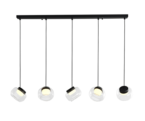 07724-5L,19 Люстра Дайни черный L120