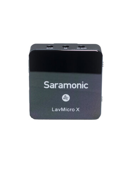 Адаптер Saramonic LavMicro X с петличкой, вход: 3,5, выход; 3,5 TRS/TRRS, USB-C