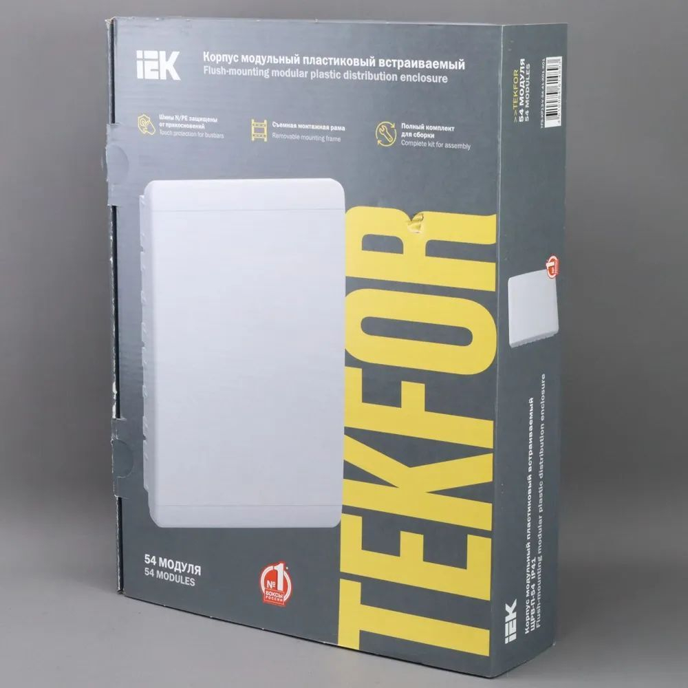 IEK TEKFOR Корпус пласт. ЩРВ-П-54 IP41 бел. дверь