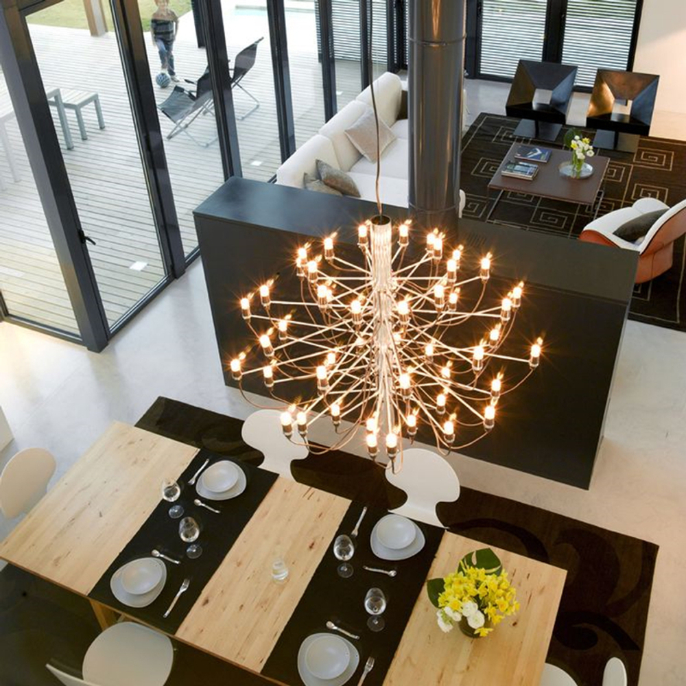 Pendant design lamp  2097 50 by Flos (Silver)