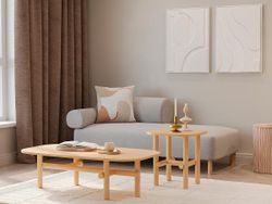 Свеча ароматическая Vetiver & Black cypress из коллекции Edge, бежевый, 30 ч