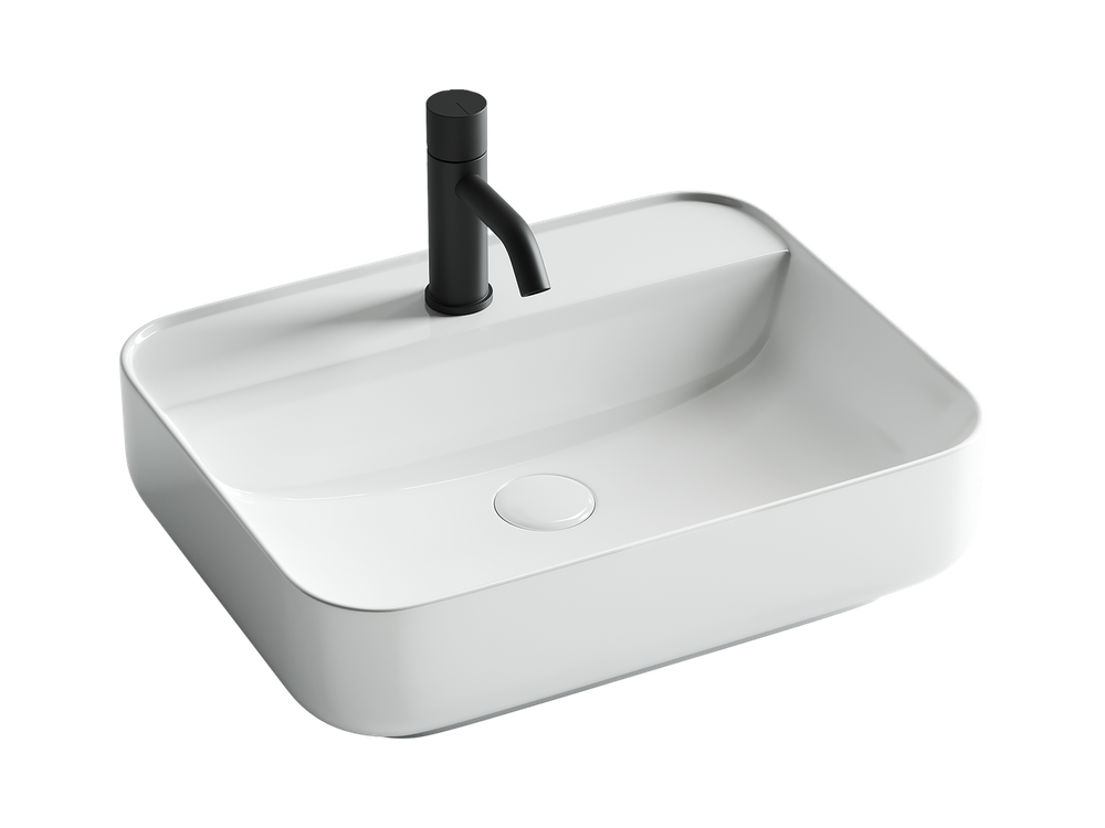 Умывальник чаша накладная прямоугольная Element 500x400x140мм