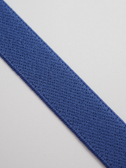 Резинка бретелечная ультрамарин глянцевый ширина 12 мм