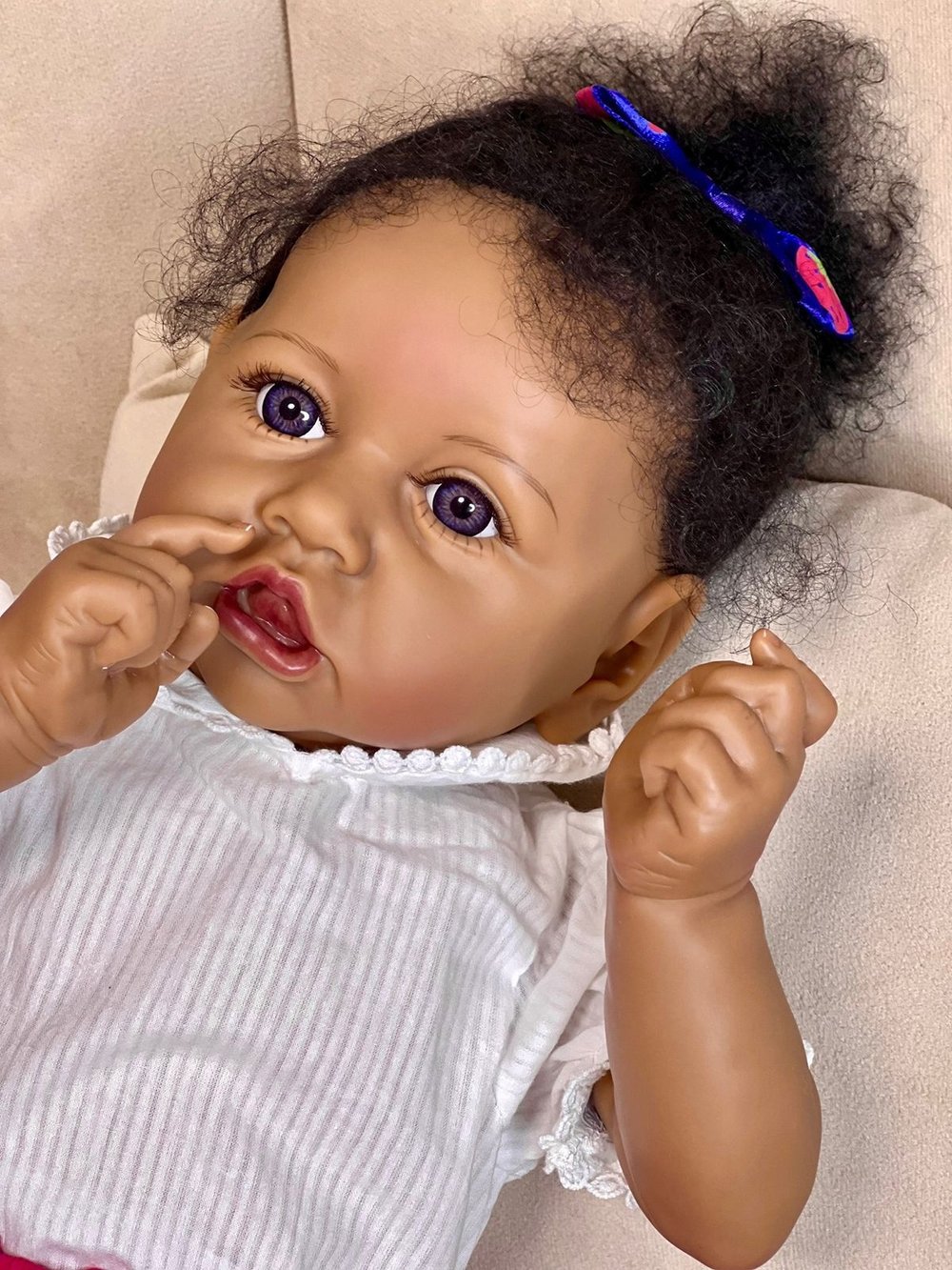 Кукла Реборн мягконабивная 55см в пакете (FA-165)