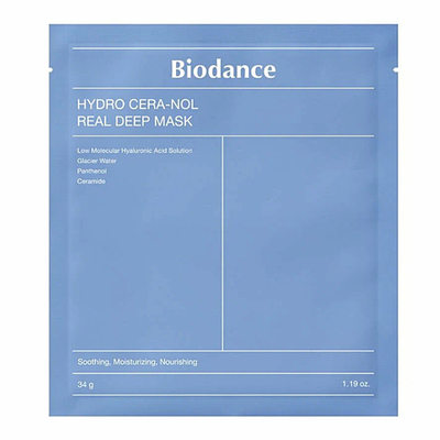 [BIODANCE] Ночная гидрогелевая маска с церамидами против сухости HYDRO CERA-NOL REAL DEEP MASK 34г