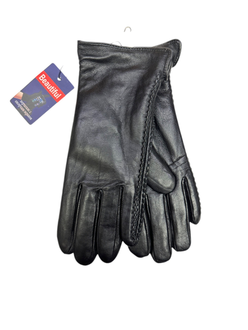 Перчатки. Женские. Материал верха: Кожаные. Подклад: Плюш-флис.В упаковке 5 шт.