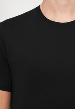 Armani Exchange T-SHIRT SLIM FIT - Базовая футболка - Чёрный
