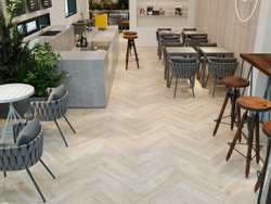 Ламинат SPC CronaFloor Herringbone Дуб Ницца