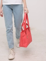 сумка тоут через плечо средняя с двумя ручками