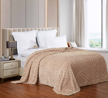 Плед велсофт 180х200 "ПВ9" (300гр/м2)