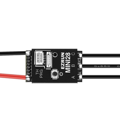 Бесколлекторный регулятор Hobbywing EZRUN MINI28 (30A-80A, 1/28) влагозащищённый