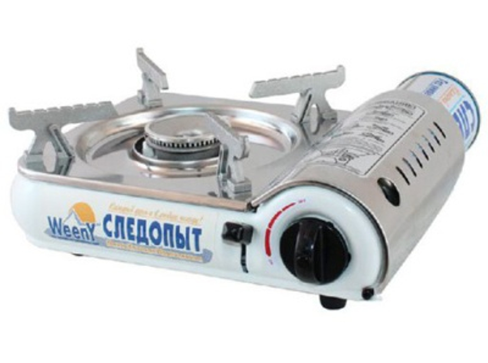 Газовая плита СЛЕДОПЫТ WeenY 2,1кВт 245х200х92мм нержавеющая сталь