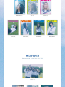 Альбом MADEIN - Debut EP Album 8 Version SET