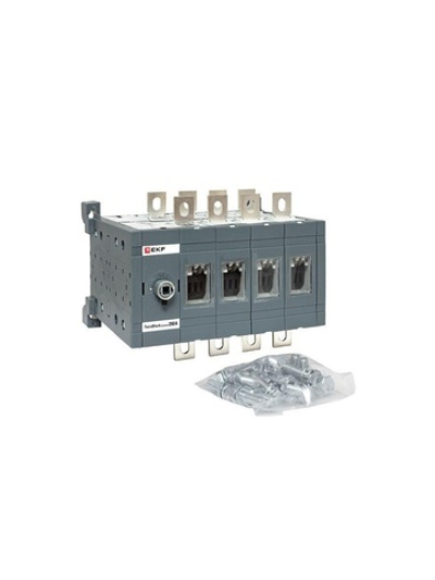 Рубильник 4п 250А реверсивный без рукоятки управления TwinBlock EKF tb-s-250-4p-rev