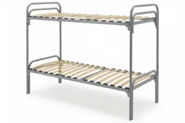 Двухъярусные металлические кровати