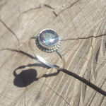 Кольцо МИСТИК, серебро/мистический кварц