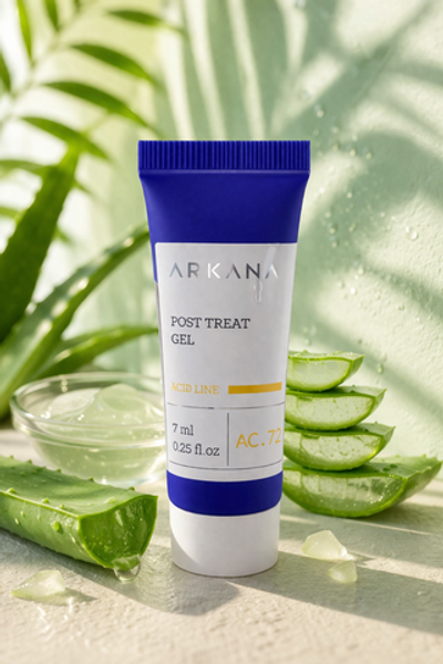 Post Treat Gel - Успокаивающий SOS гель для лица, 7 мл