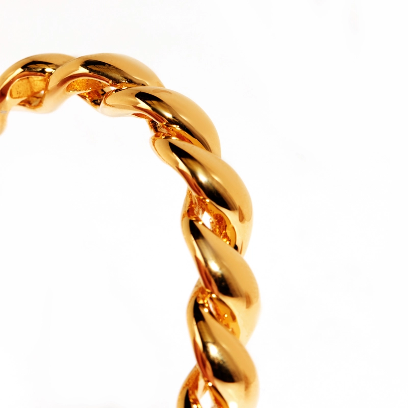 Браслет Серебряно-золотой Виток