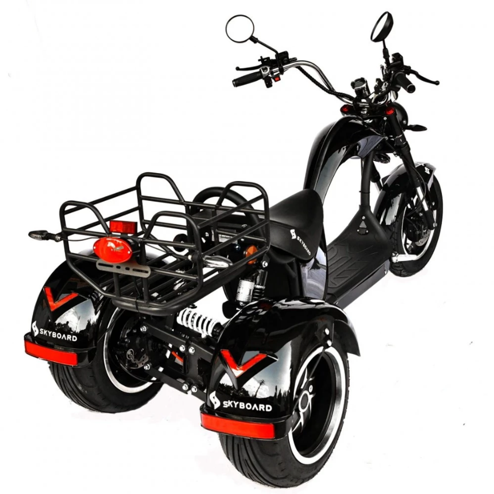 Электроскутер CityCoco Skyboard Chopper-4000 Wide (Dnepr) Trike