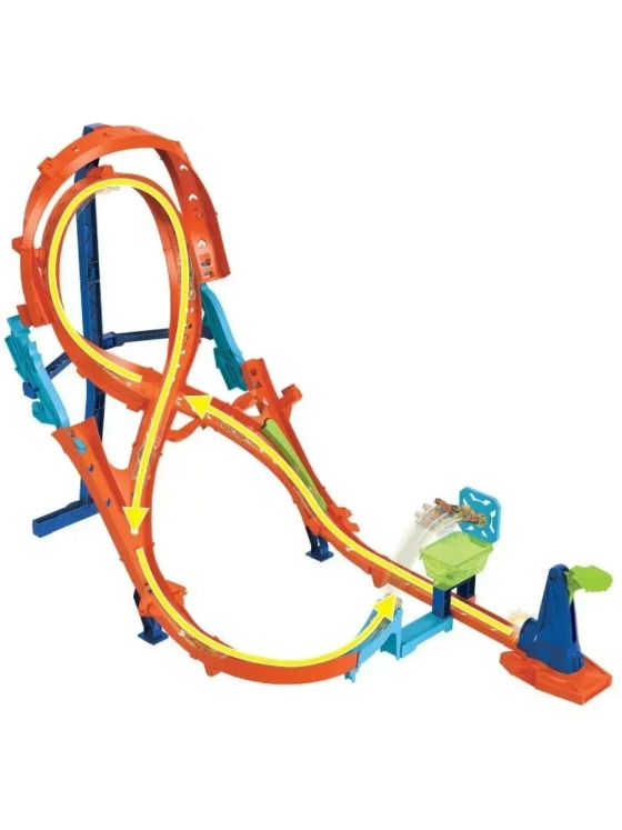 Трек Хот Вилс трек трасса Вертикальная восьмерка HMB15