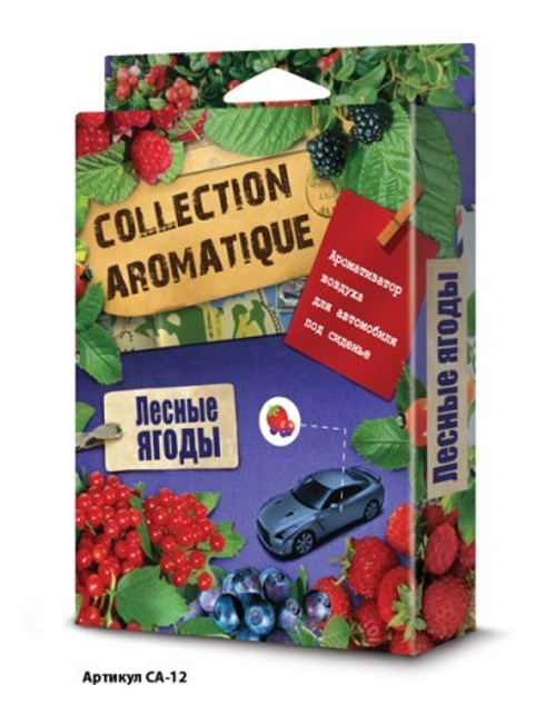 Ароматизатор под сиденье  COLLECTION AROMATIQUE  Лесные ягоды 200 мл (FOUETTE)