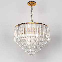 Люстра Cloyd ORATORIA C8 / Ø53 см - золото (арт.10307)