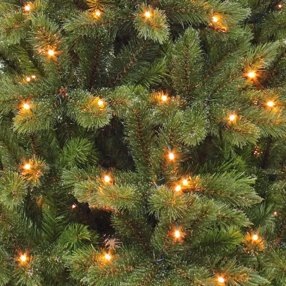 Ель Лесная Красавица стройная 155 см., 120 LED ламп, леска+пвх, Triumph Tree (73897)