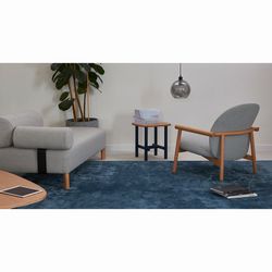 Столик Ottal, 44,5х44,5х45 см, бук, бежевый/синий