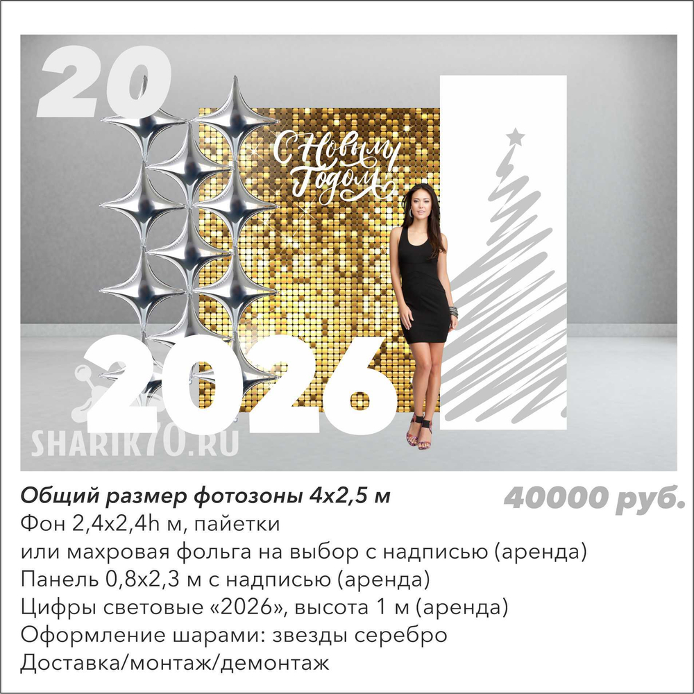 Фотозона Новый год 020