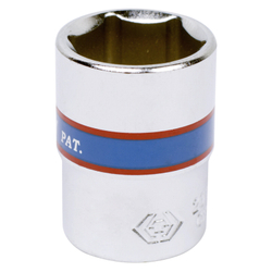 Головка торцевая стандартная шестигранная 1/4&quot;, 12 мм KING TONY 233512M